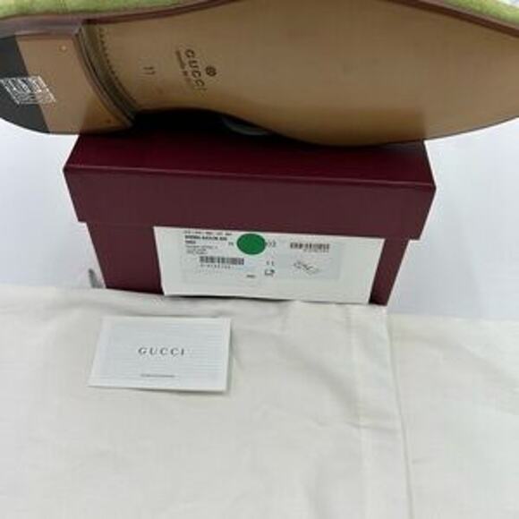 Men's Gucci, jordaan horse bit loafers size 11 fits 12 US made in Italy - Picture 8 of 13